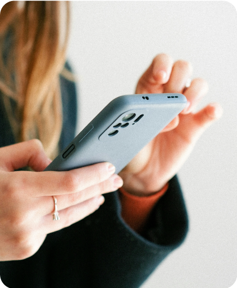 BRI_Resizingforblogs-38 Woman holding a mobile phone