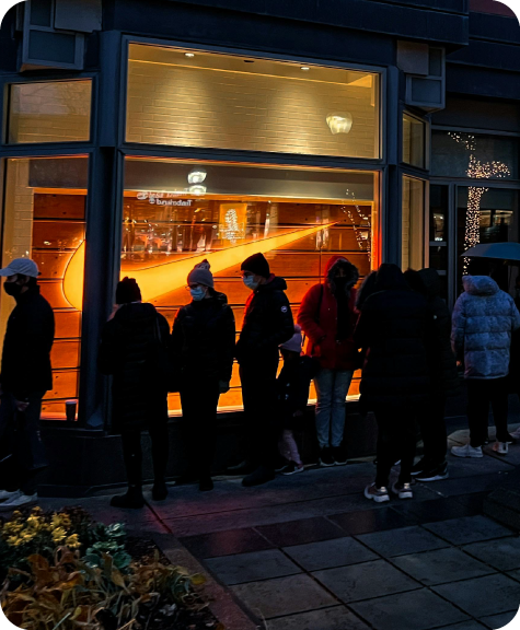 BRI_Blogresizing2_Brand-14 People lining up at night outside of a Nike store